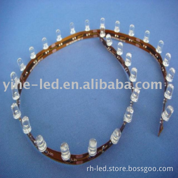 30pcs through hole led flexible strip